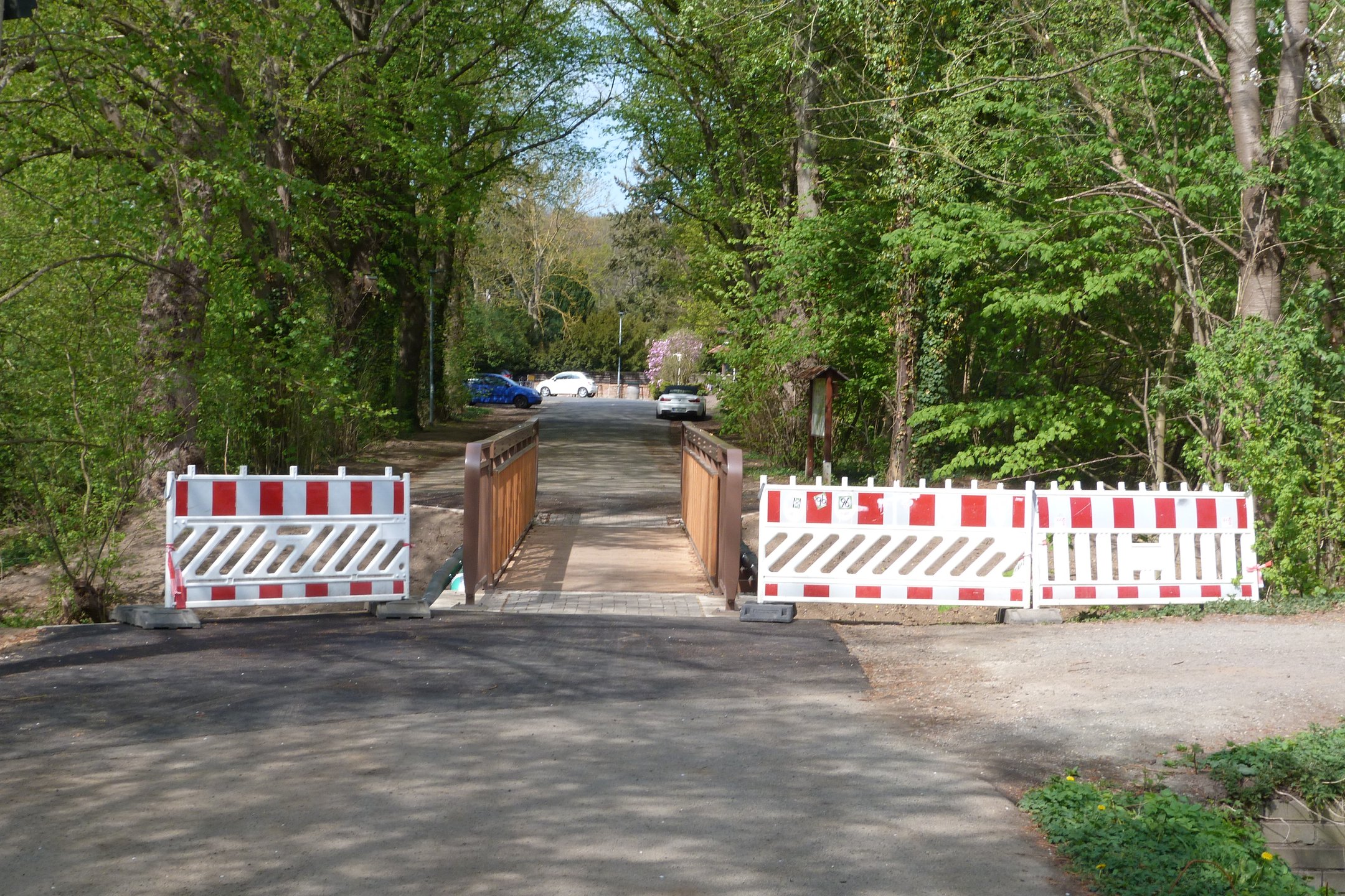 Brücke gesichert